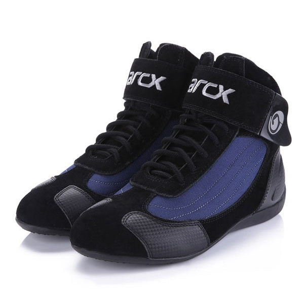 Men's Riding Shoes Suede Leather Blue