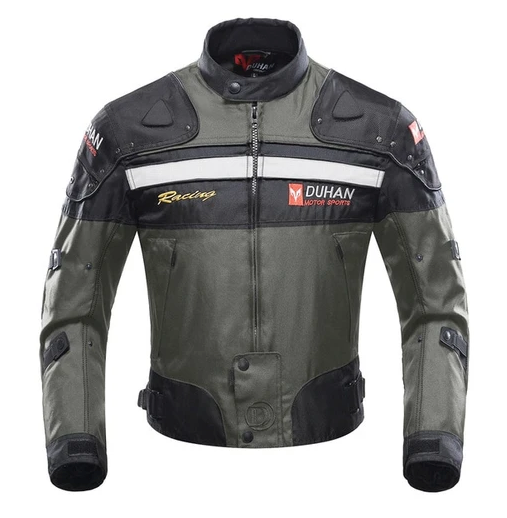 MEN'S MOTORCYCLE ARMORED JACKET | REMOVABLE LINER FOR ALL SEASONS