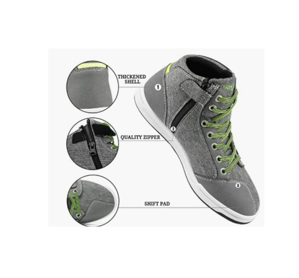 
                  
                    Men's Street Riding Shoes Boots Grey
                  
                