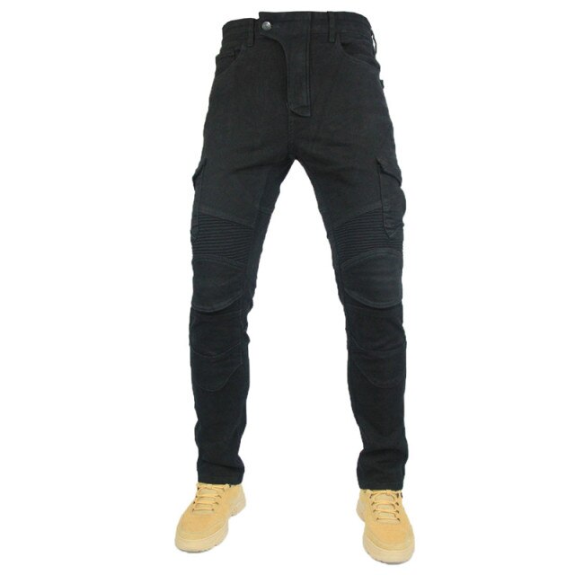 2019 Model Men's Armored Jeans Black