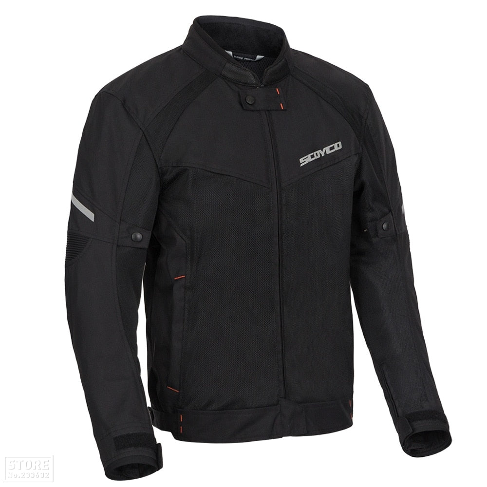 New Men's Motorcycle Mesh Jacket