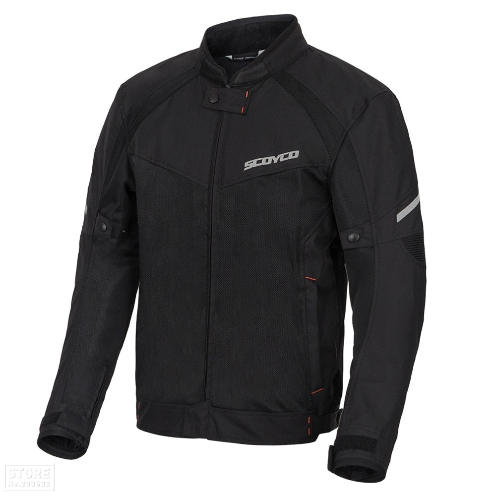 New Men's Motorcycle Mesh Jacket